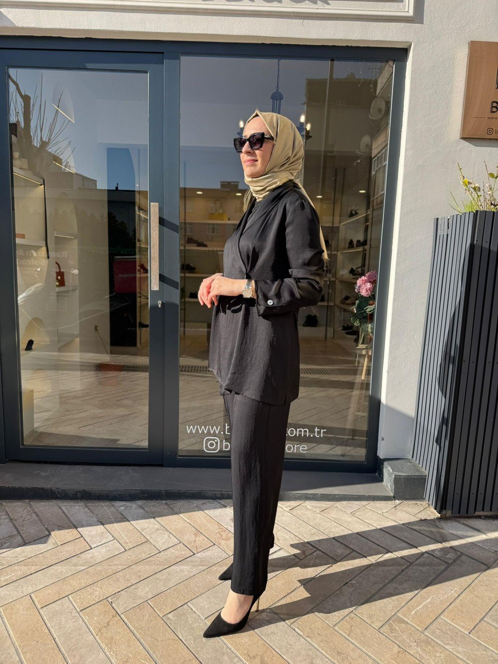 TD2614 Noir Ceket Pantolon Takım Siyah