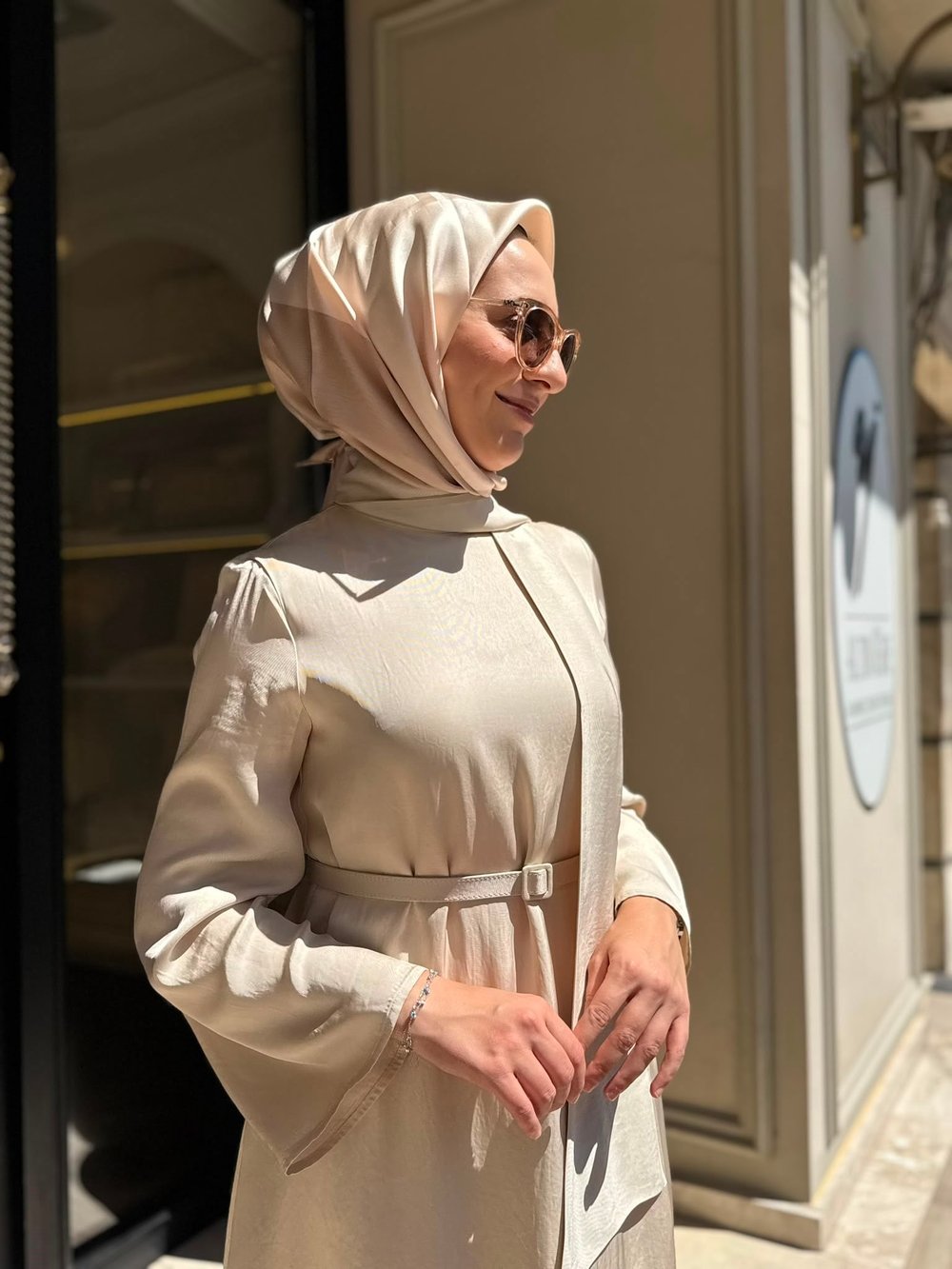 TD4421 Marly Kadın Elbise Vanilya