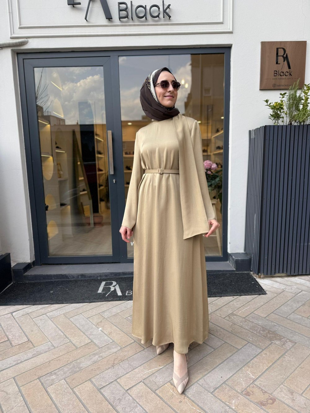 TD4421 Marly Kadın Elbise Yeşil