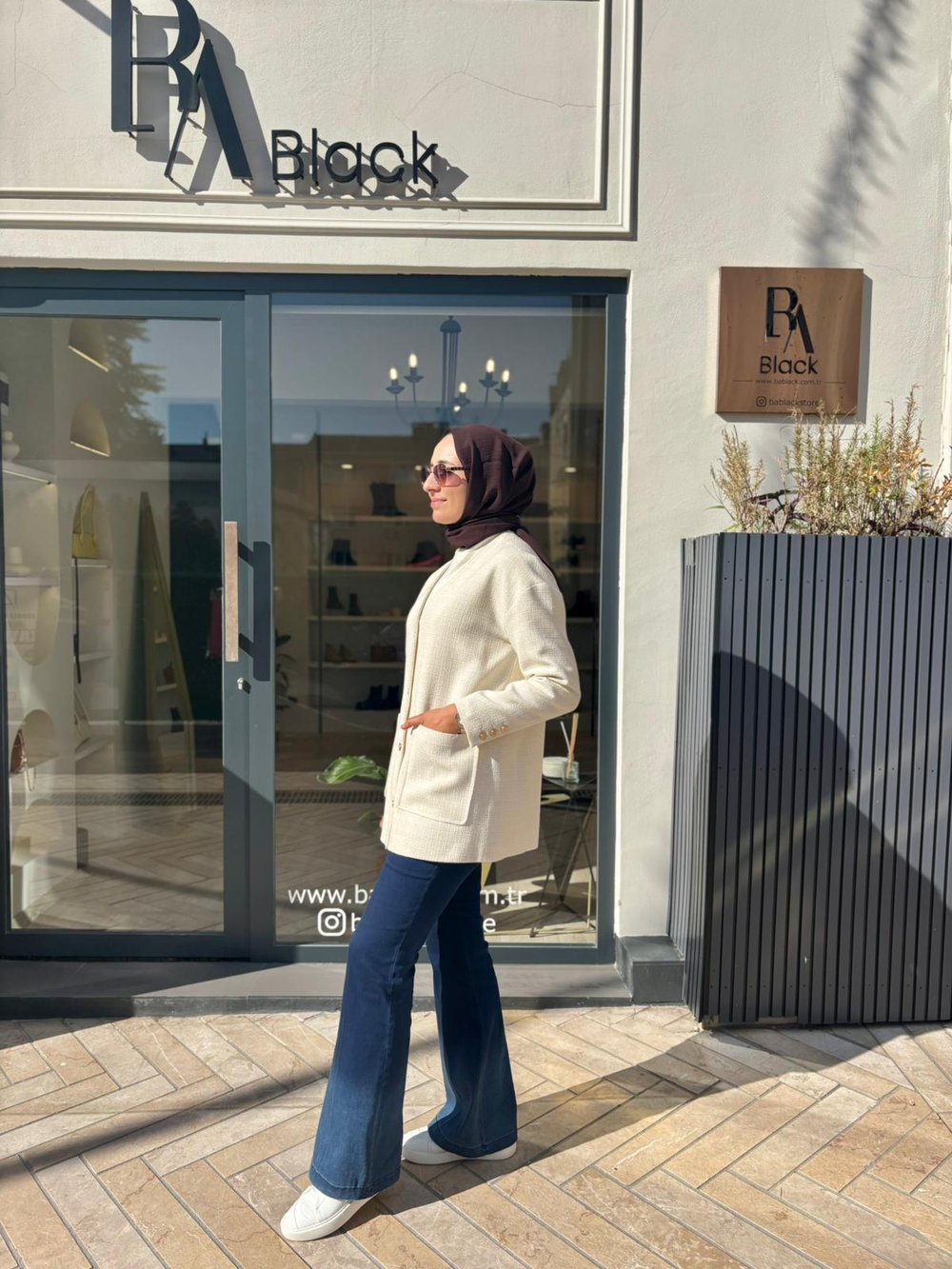 TD4532 Savin Kadın Ceket Ekru