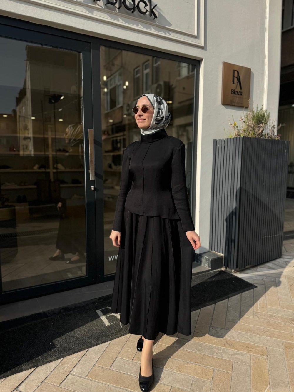TD4643 Lima Parça Detaylı Kadın Takım Siyah