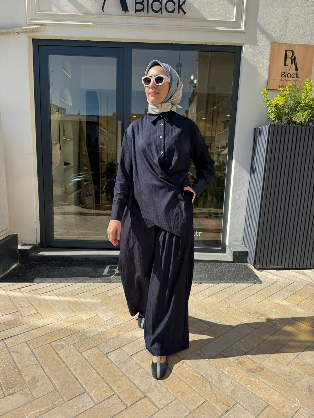 TD4713 Nicole Kadın Takım Lacivert