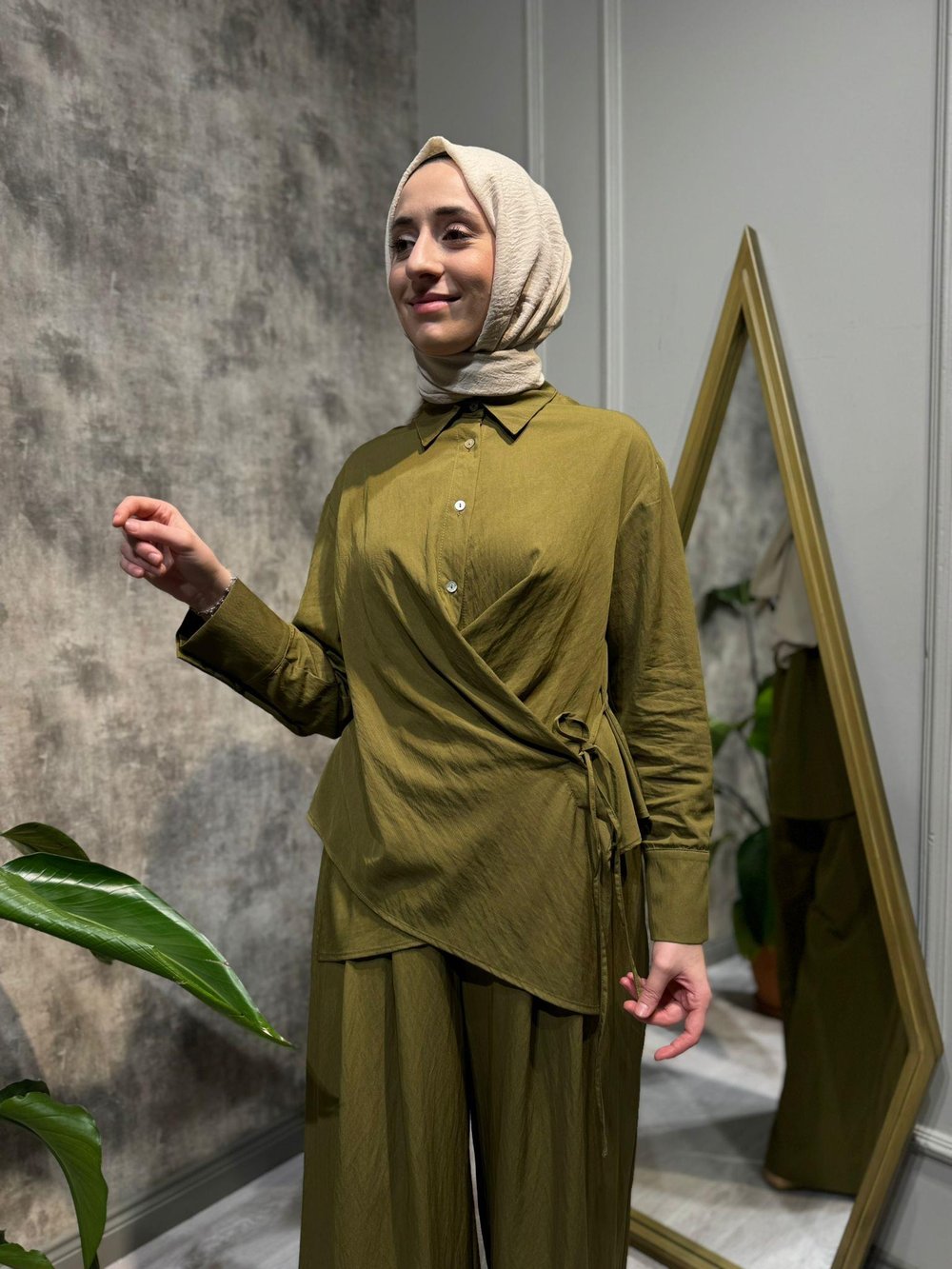 TD4713 Nicole Kadın Takım Yeşil