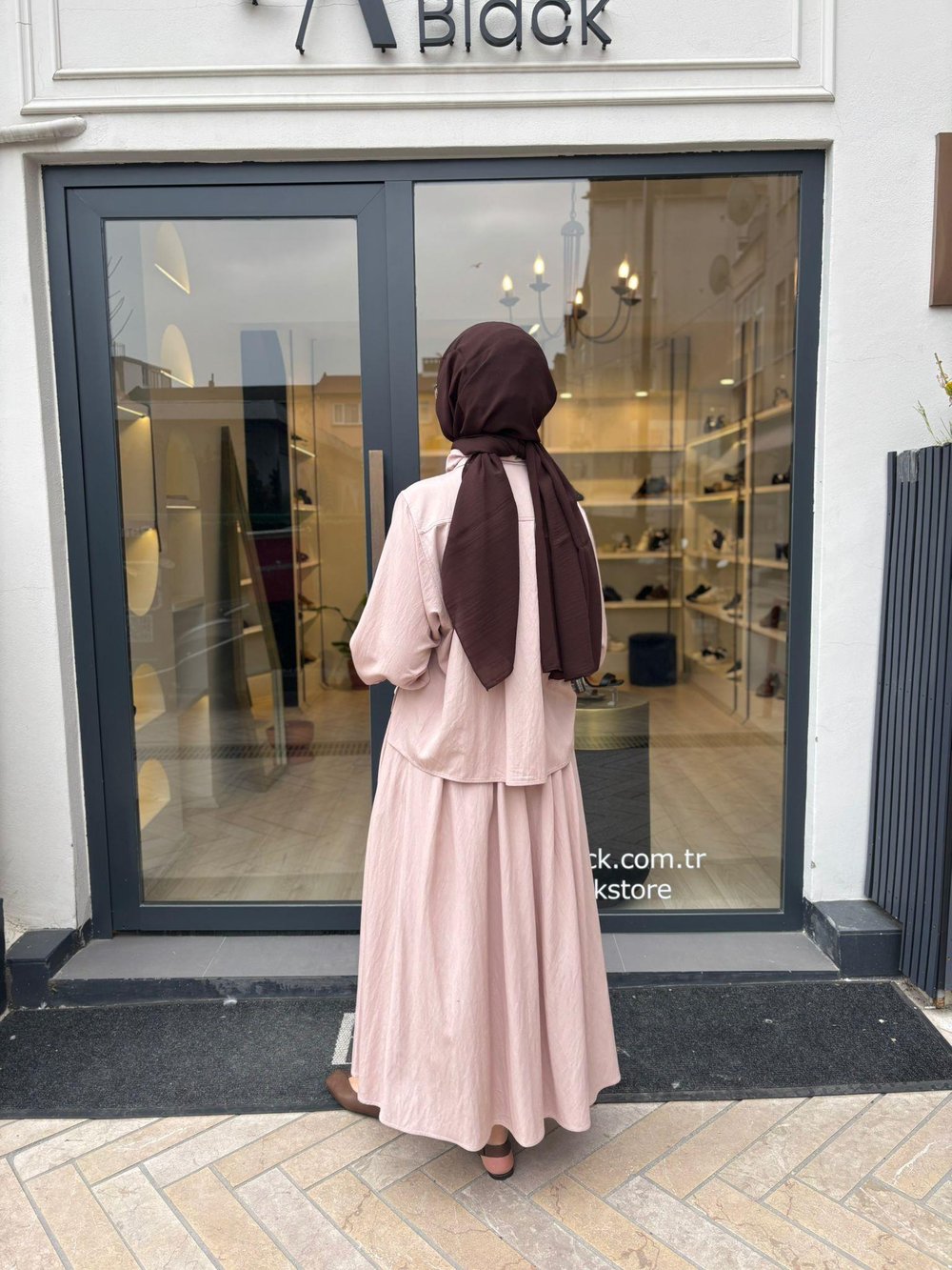 TD4734 Stela Kadın Takım Pudra Pembe