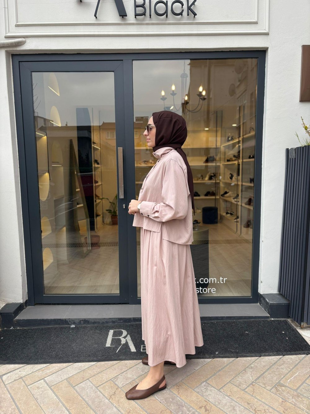 TD4734 Stela Kadın Takım Pudra Pembe