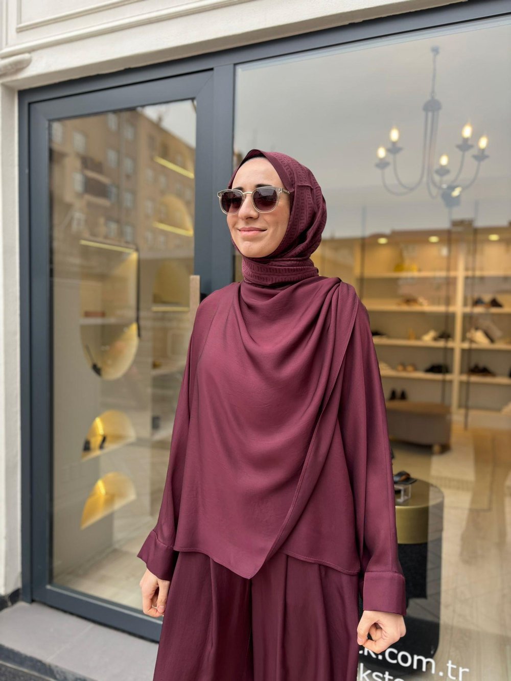 TD4768 Aresa Kadın Takım Bordo