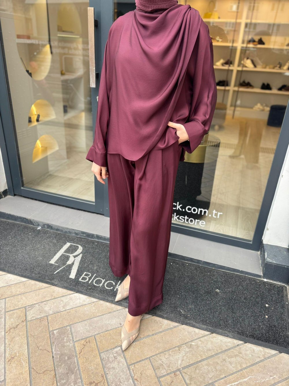 TD4768 Aresa Kadın Takım Bordo