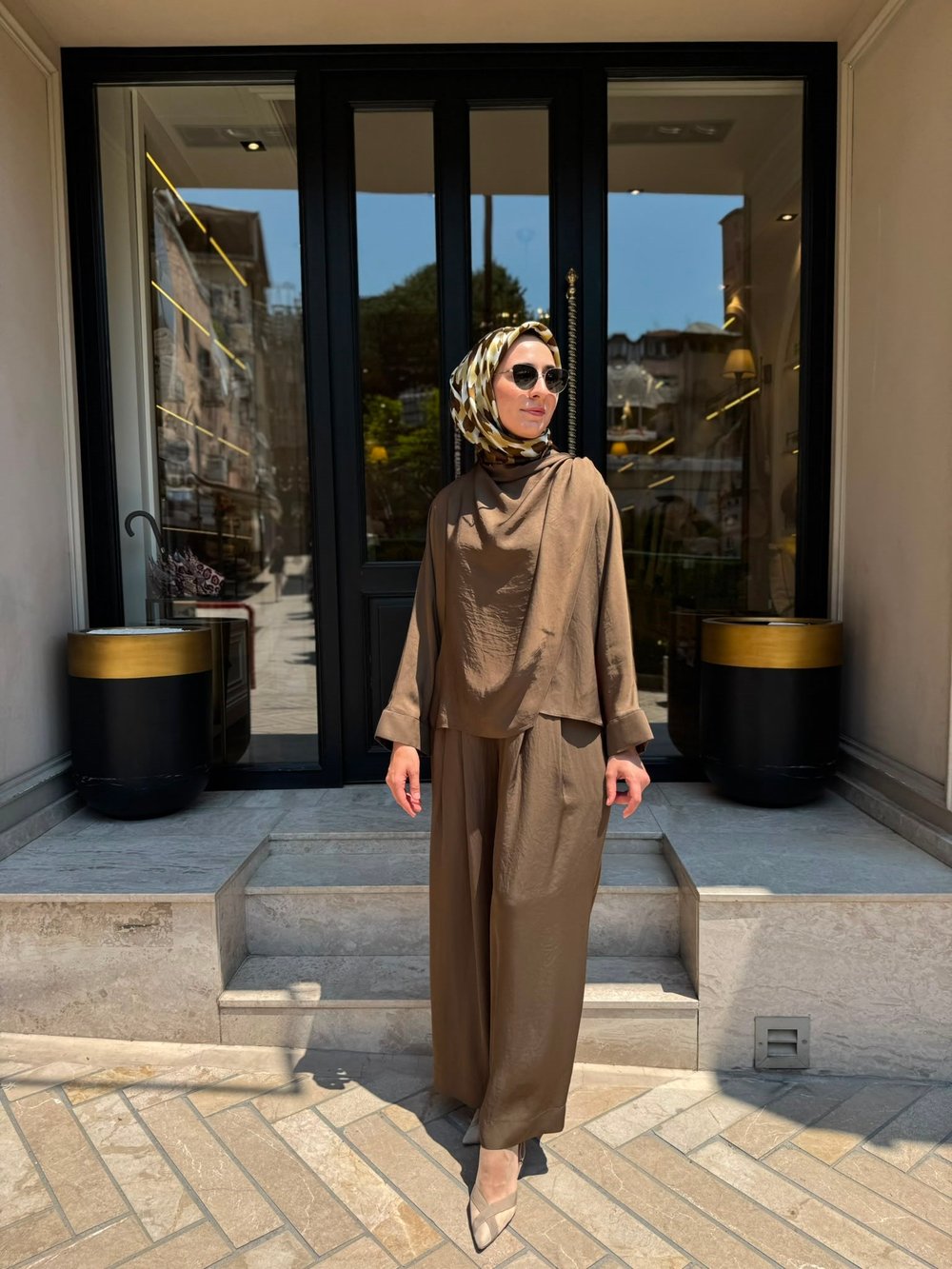 TD4768 Aresa Kadın Takım Haki Yeşil