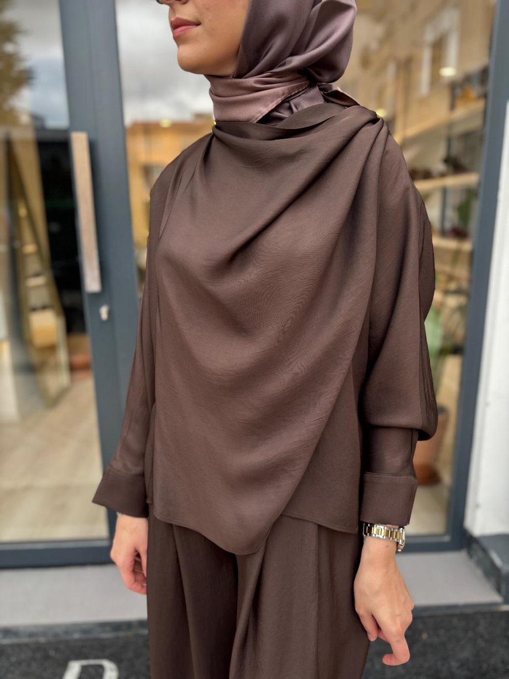 TD4768 Aresa Kadın Takım Kahve