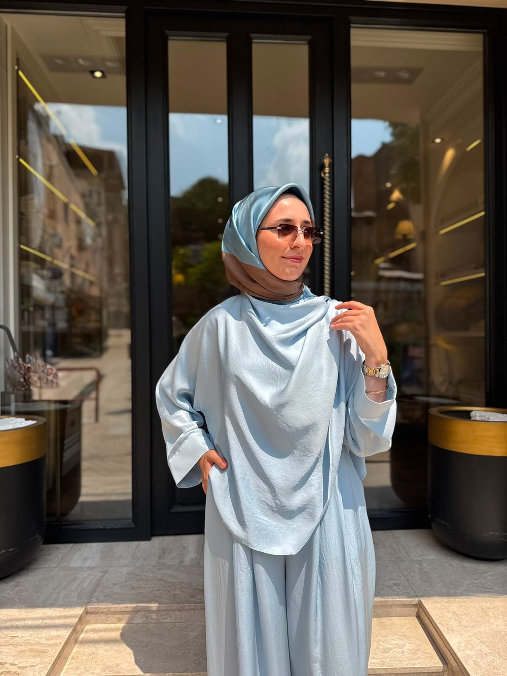 TD4768 Aresa Kadın Takım Mavi