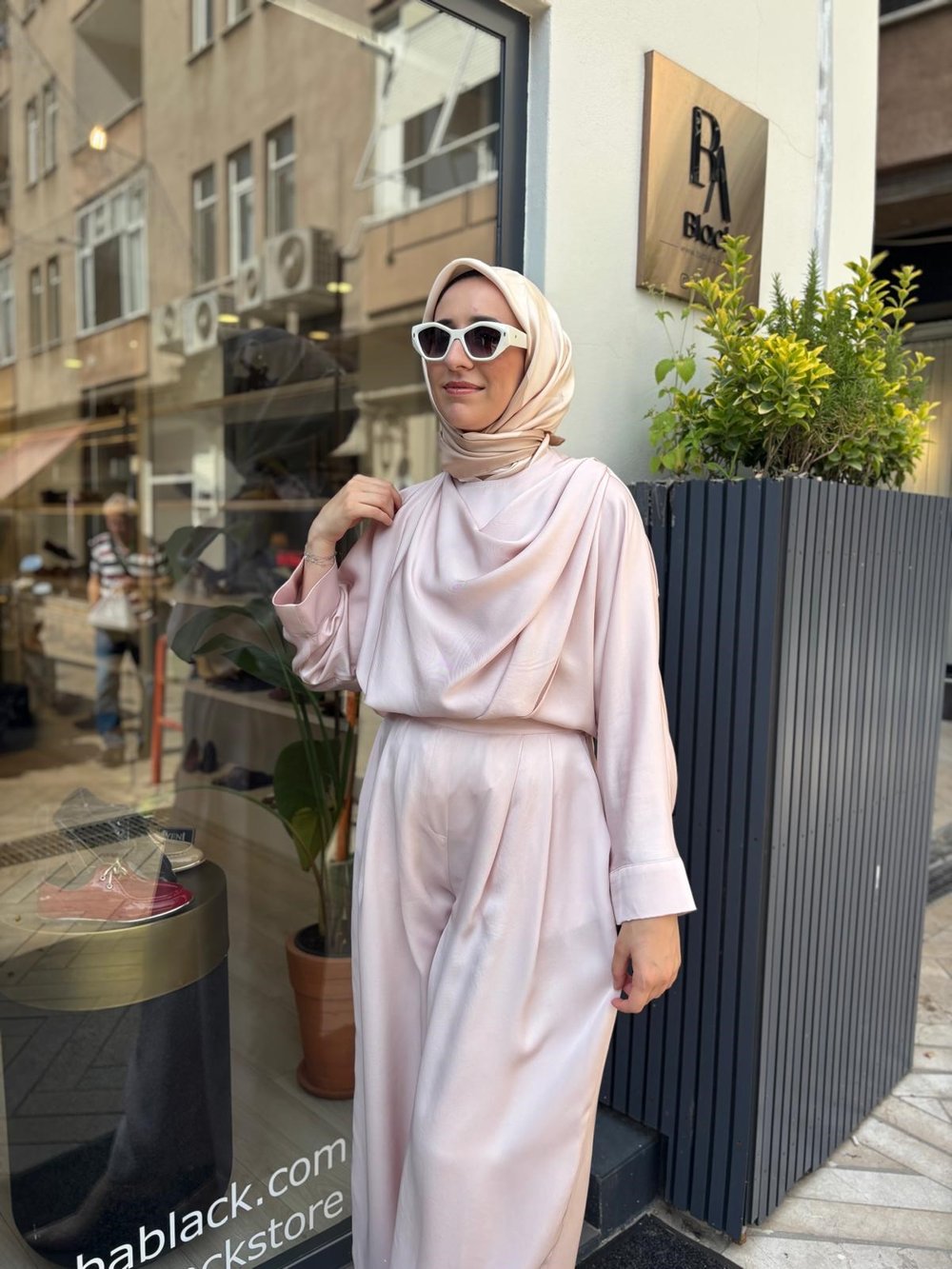 TD4768 Aresa Kadın Takım Pudra Pembe