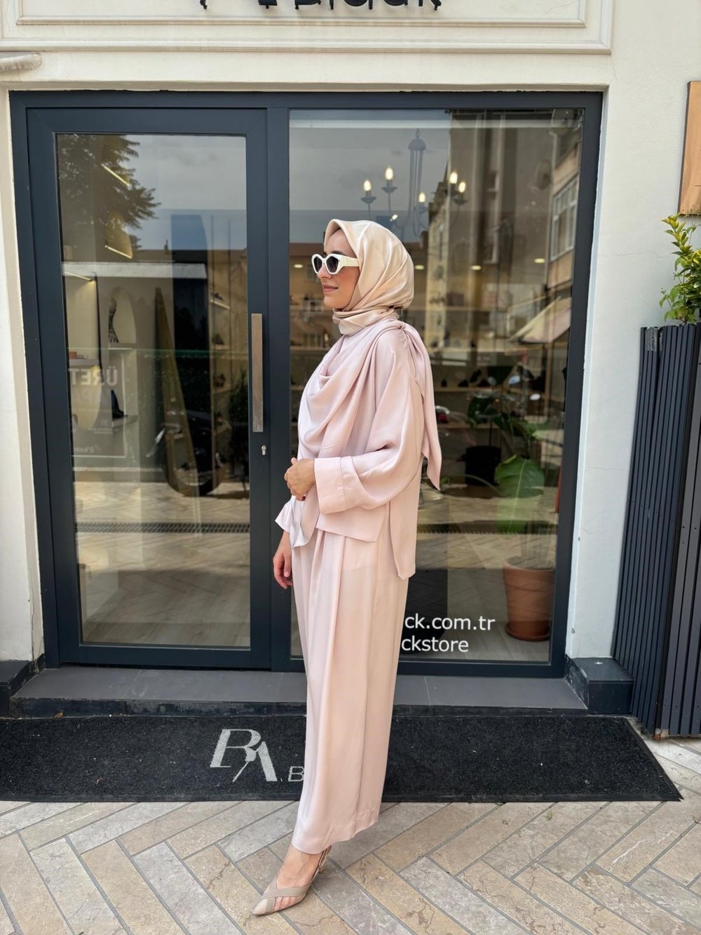 TD4768 Aresa Kadın Takım Pudra Pembe
