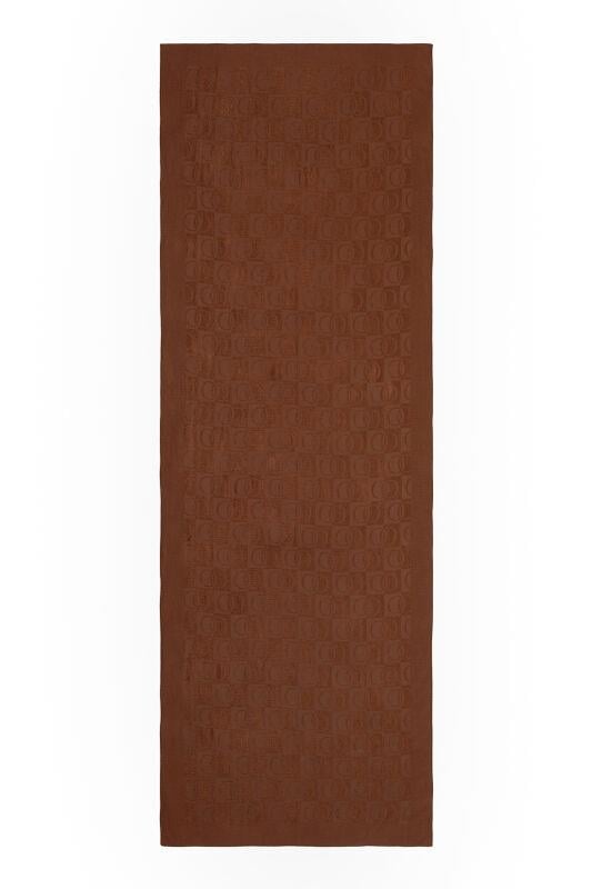 Dama Desen Taba Naia Pamuk Şal 70x200
