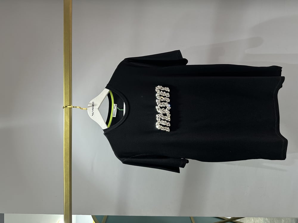 MİSSEMRAMİSS MSSM TAŞLI TSHIRT SİYAH