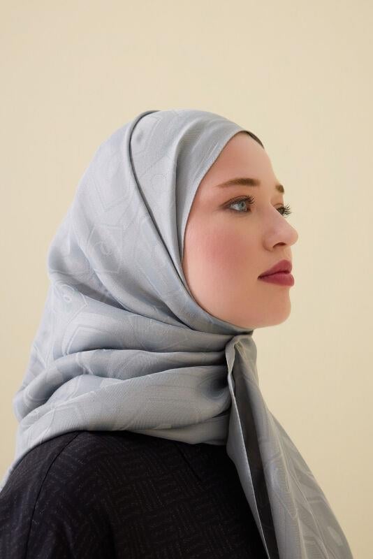 Altıgen Baklava Zümrüt Yeşili Ramy Jakar Şal 70x190