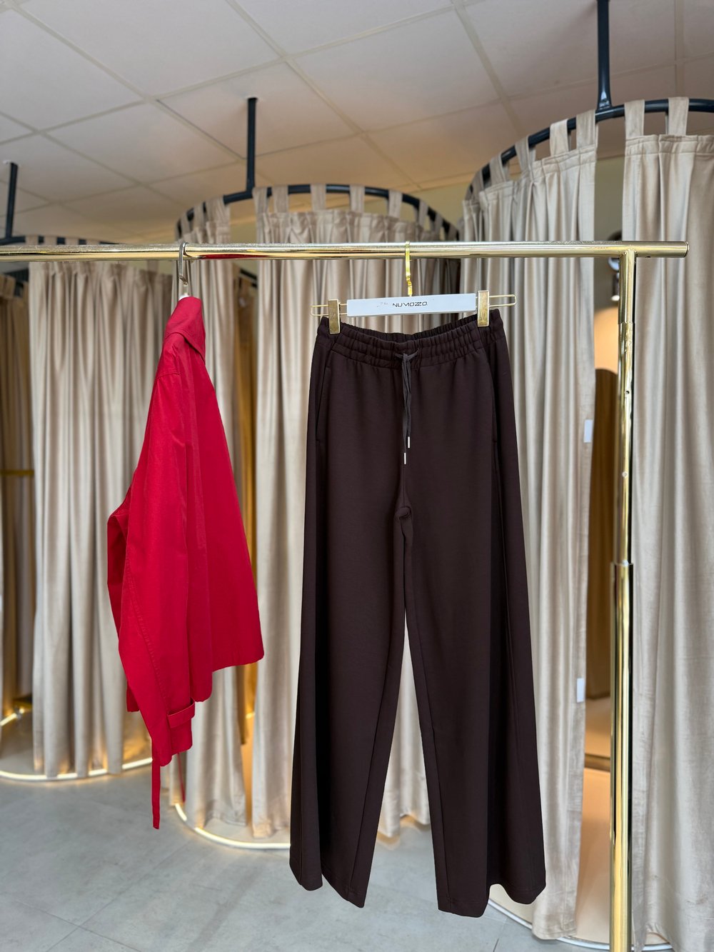 Düz Paça Pike Pantolon