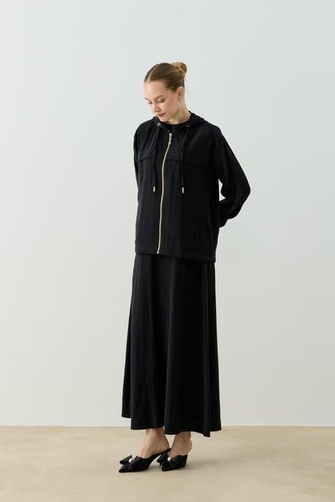 ELISA ELBİSE TAKIM SİYAH