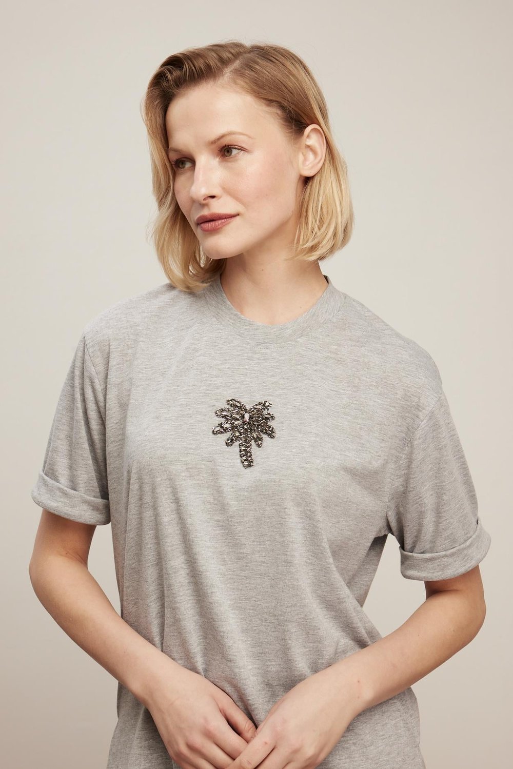 LOLA TSHIRT GRİ