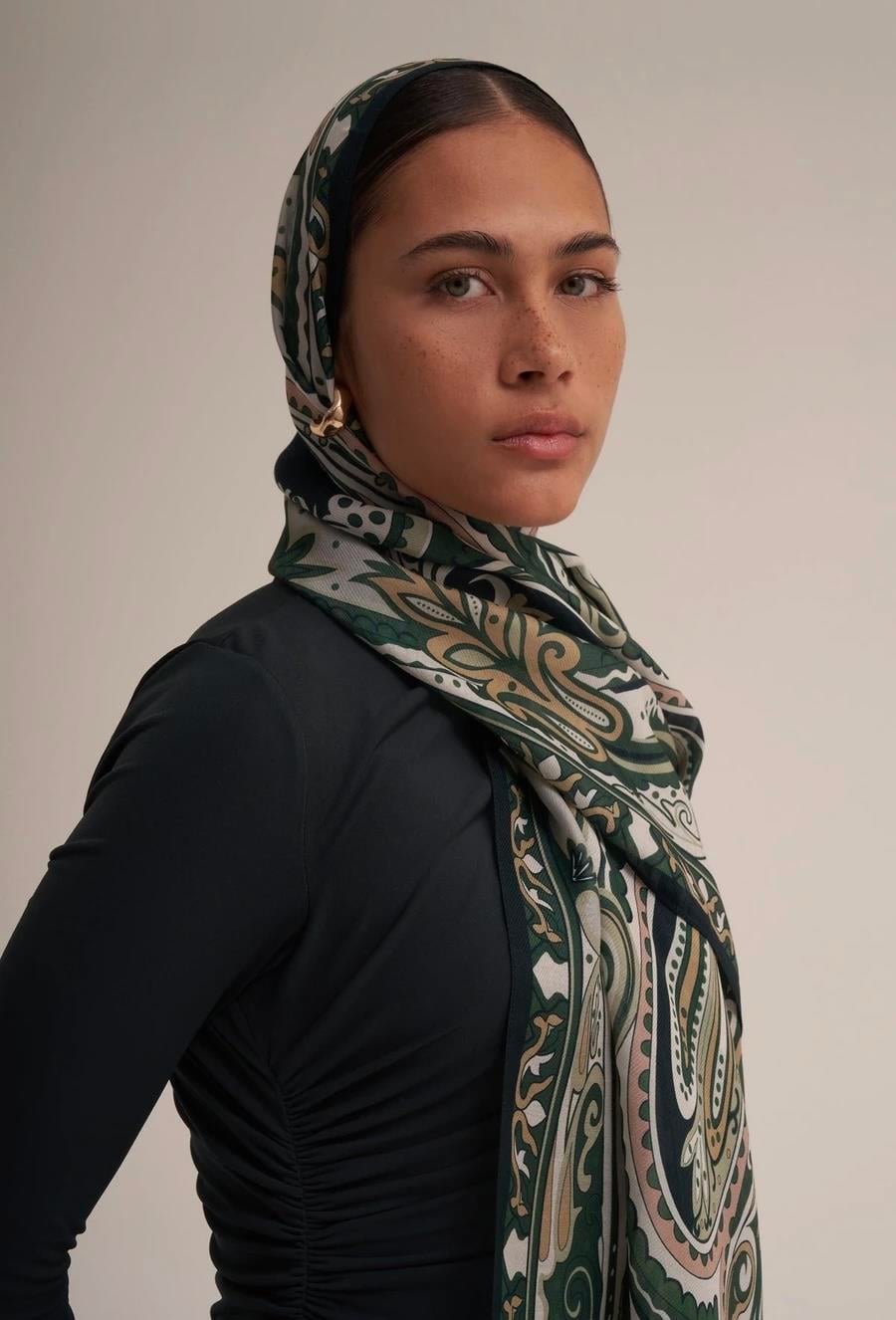 Moreno Silk Green Lavinia