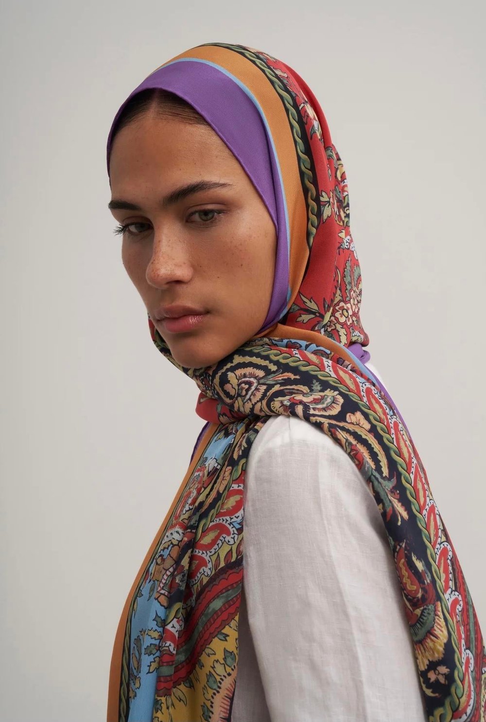 Moreno Silk Mixed Paisley