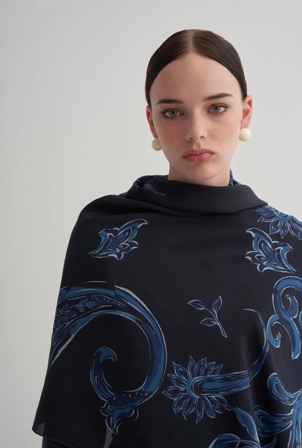 Navy Blue Bloom