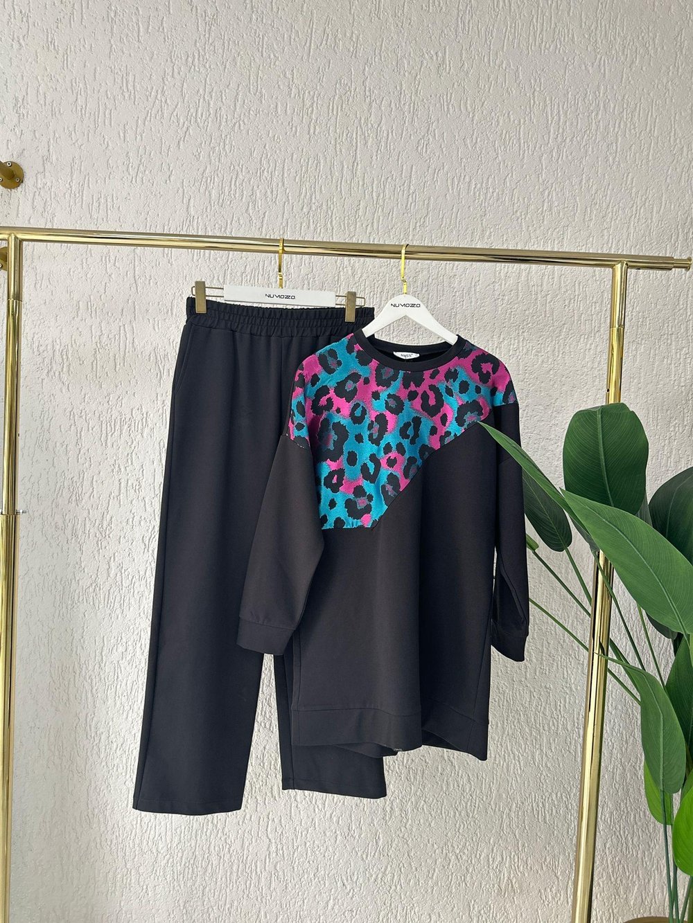 Nuss Leopar Desenli Takım