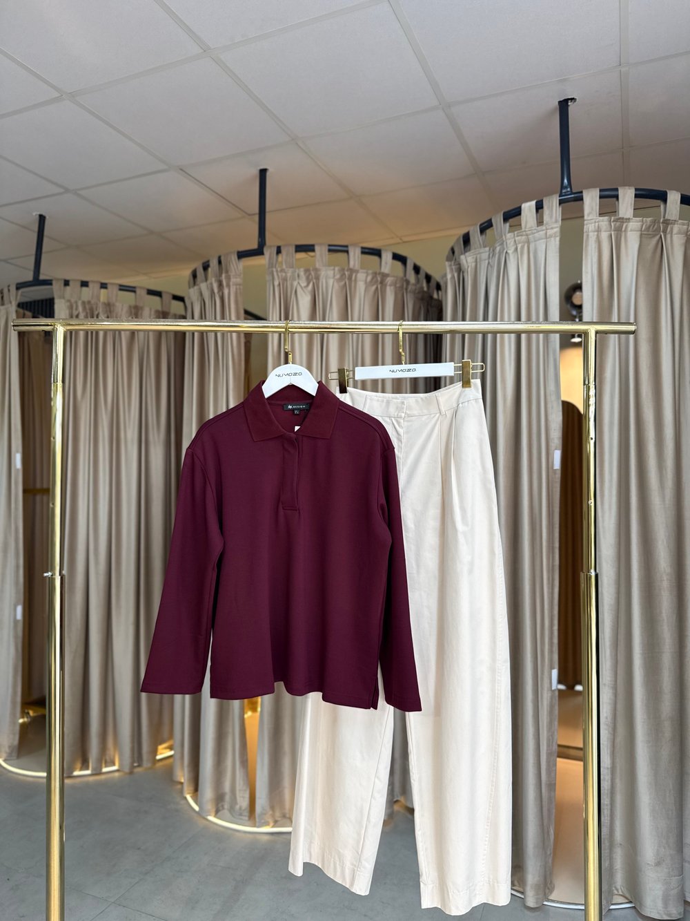 Polo Yaka Pike Sweatshirt