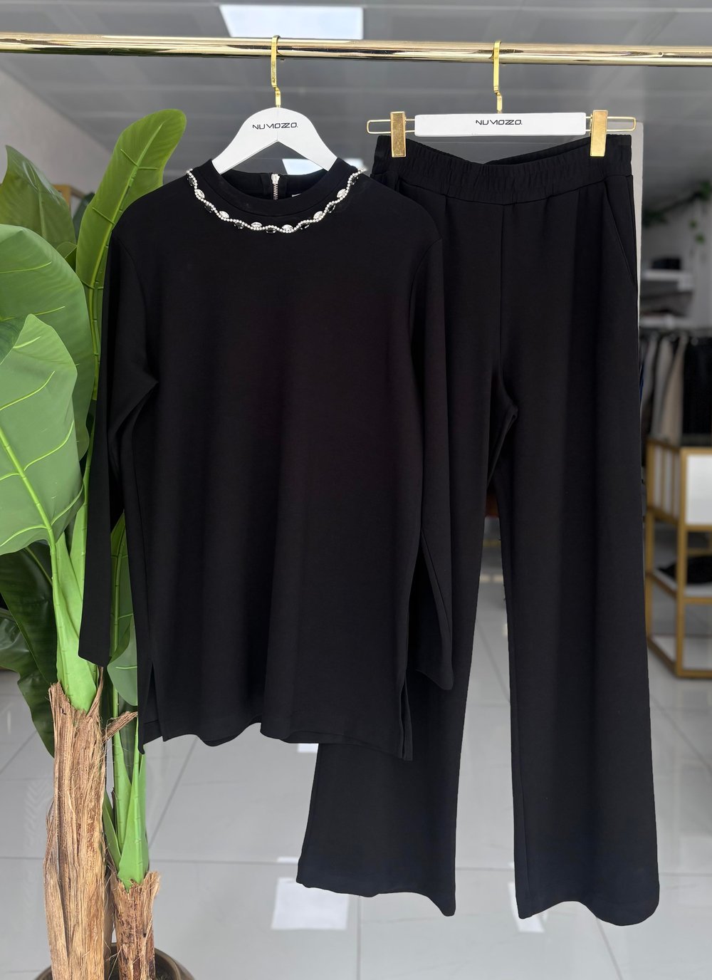 Roccioso Cotton Takım Siyah