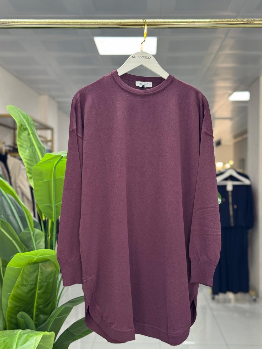 Triko Tunik Bordo