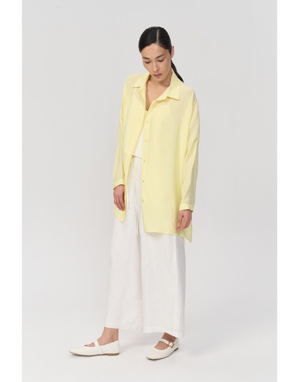 Yarasa Kol Gömlek Limon