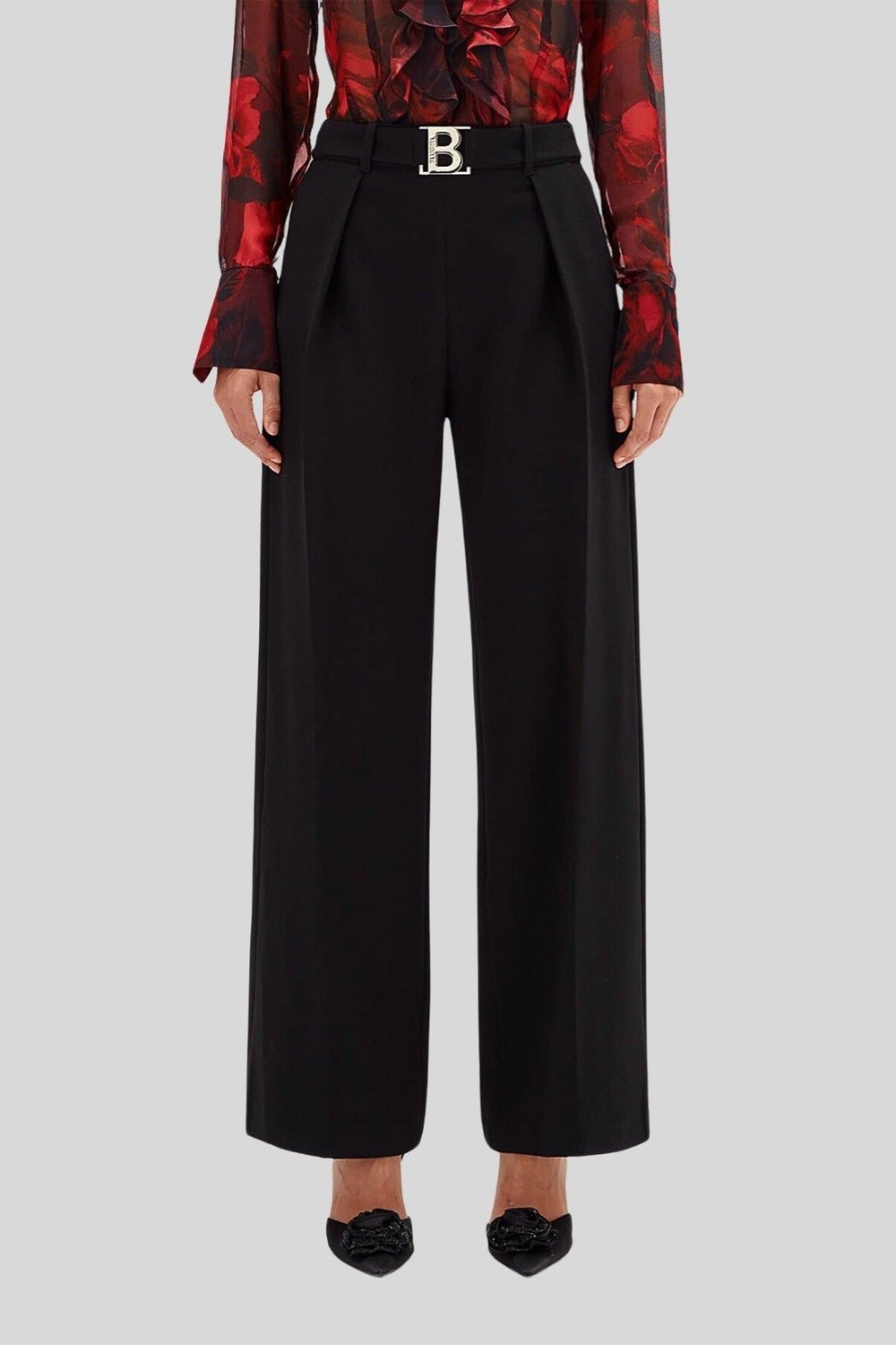 Blugirl Kadın Kumaş Pantalon Siyah
