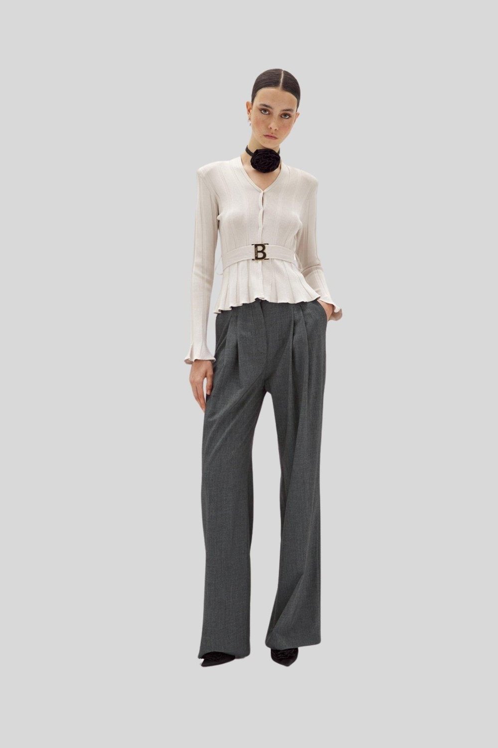 Blugirl Kadın Pantalon Gri