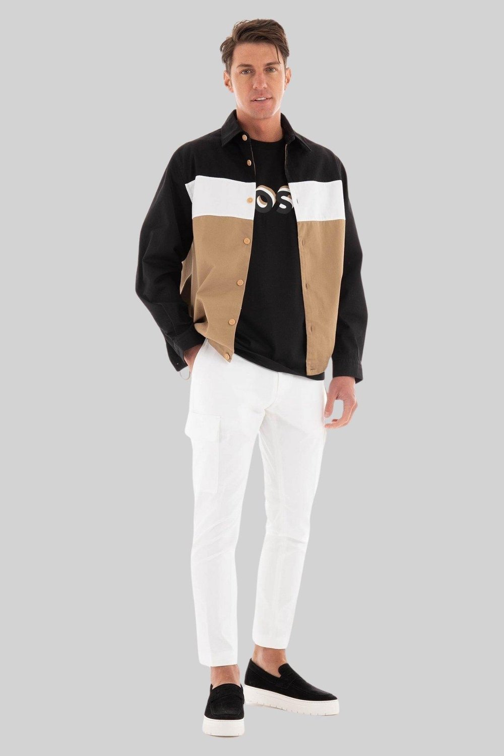 Boss C-Pepe Relaxed Fit Erkek Pantolon Beyaz 102