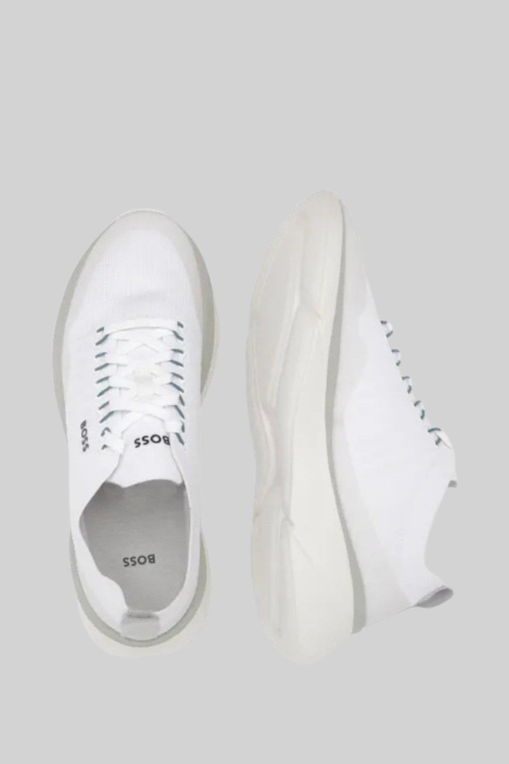 Boss Erkek Dean Run Sneaker Beyaz 100
