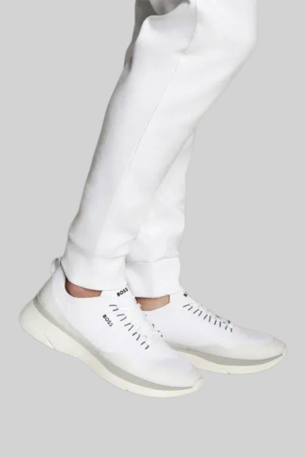 Boss Erkek Dean Run Sneaker Beyaz 100