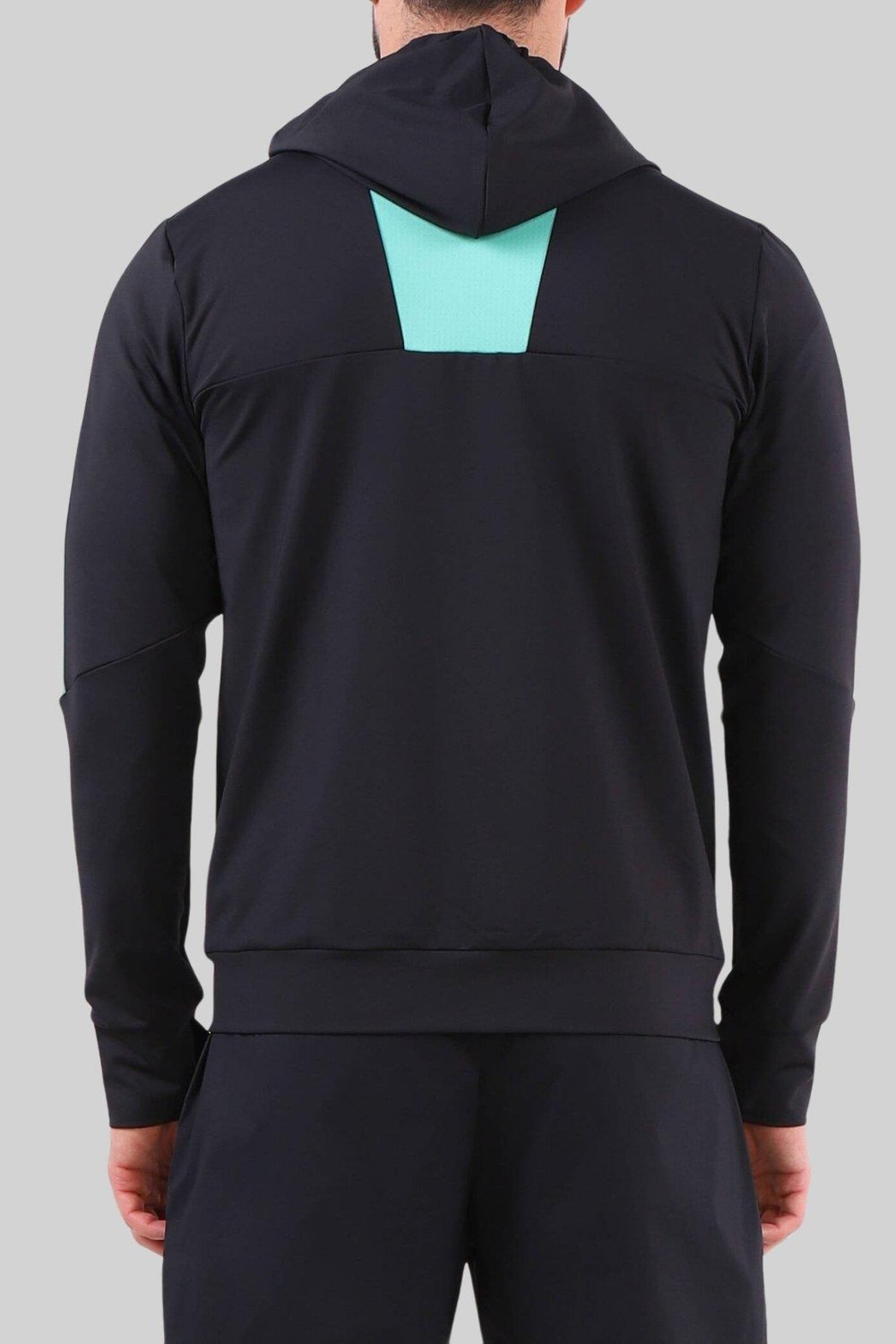 Boss Erkek Fermuarlı Kapüşonlu Sweatshirt Mavi 402
