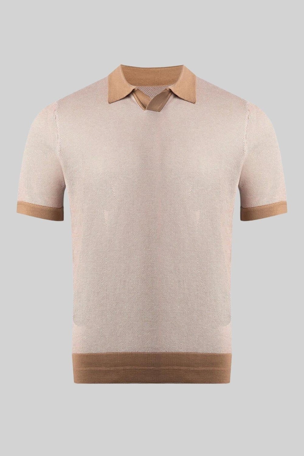 Boss Erkek Polo Yaka T-Shirt Bej 260