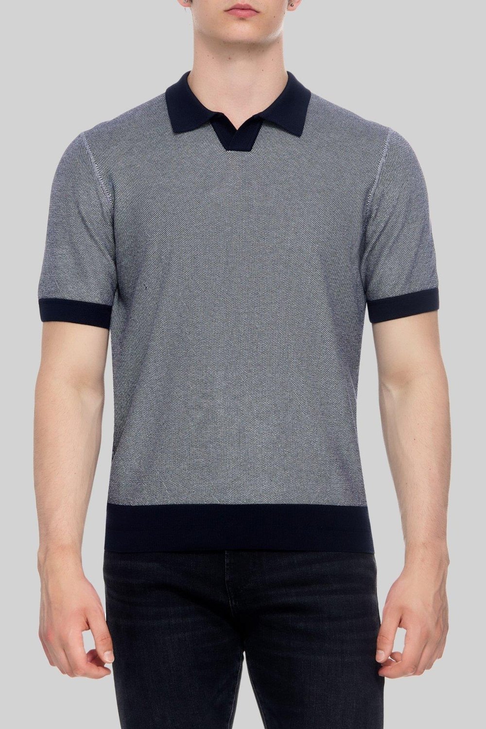Boss Erkek Polo Yaka T-Shirt Lacivert 404