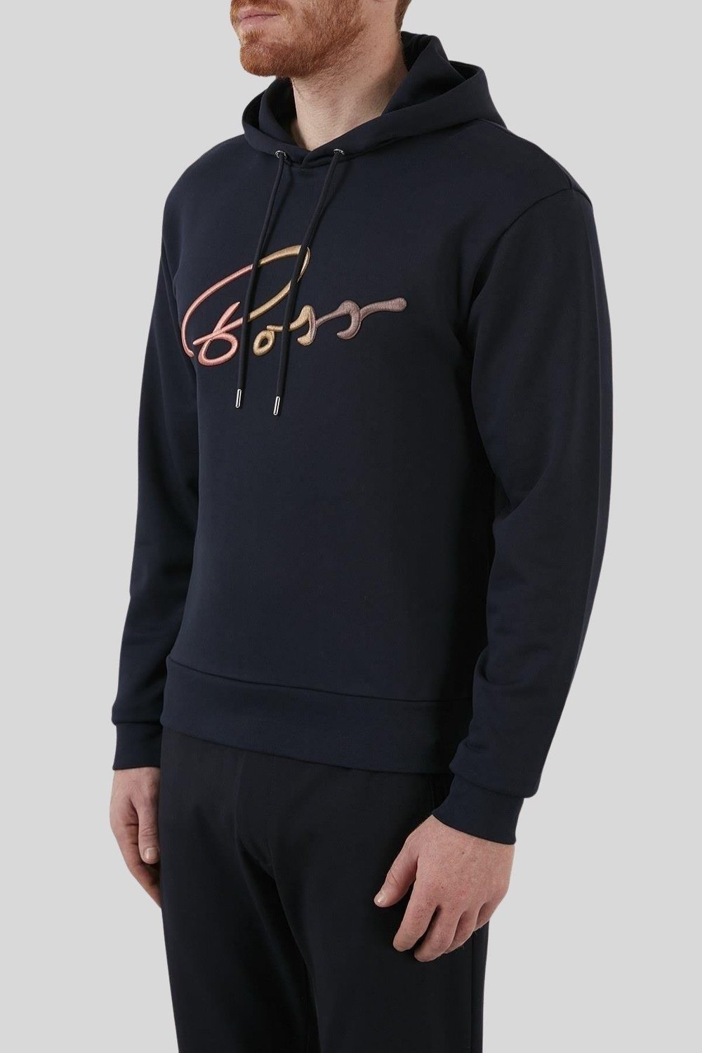 Boss Erkek Seeger 84 Regular Fit Sweatshirt Lacivert 404
