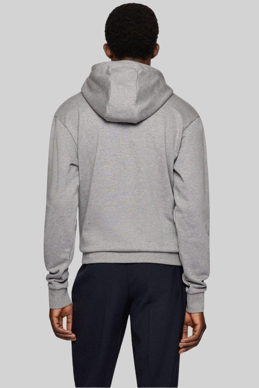 Boss Erkek Seeger 84 Regular Fit Sweatshirt Gri 041
