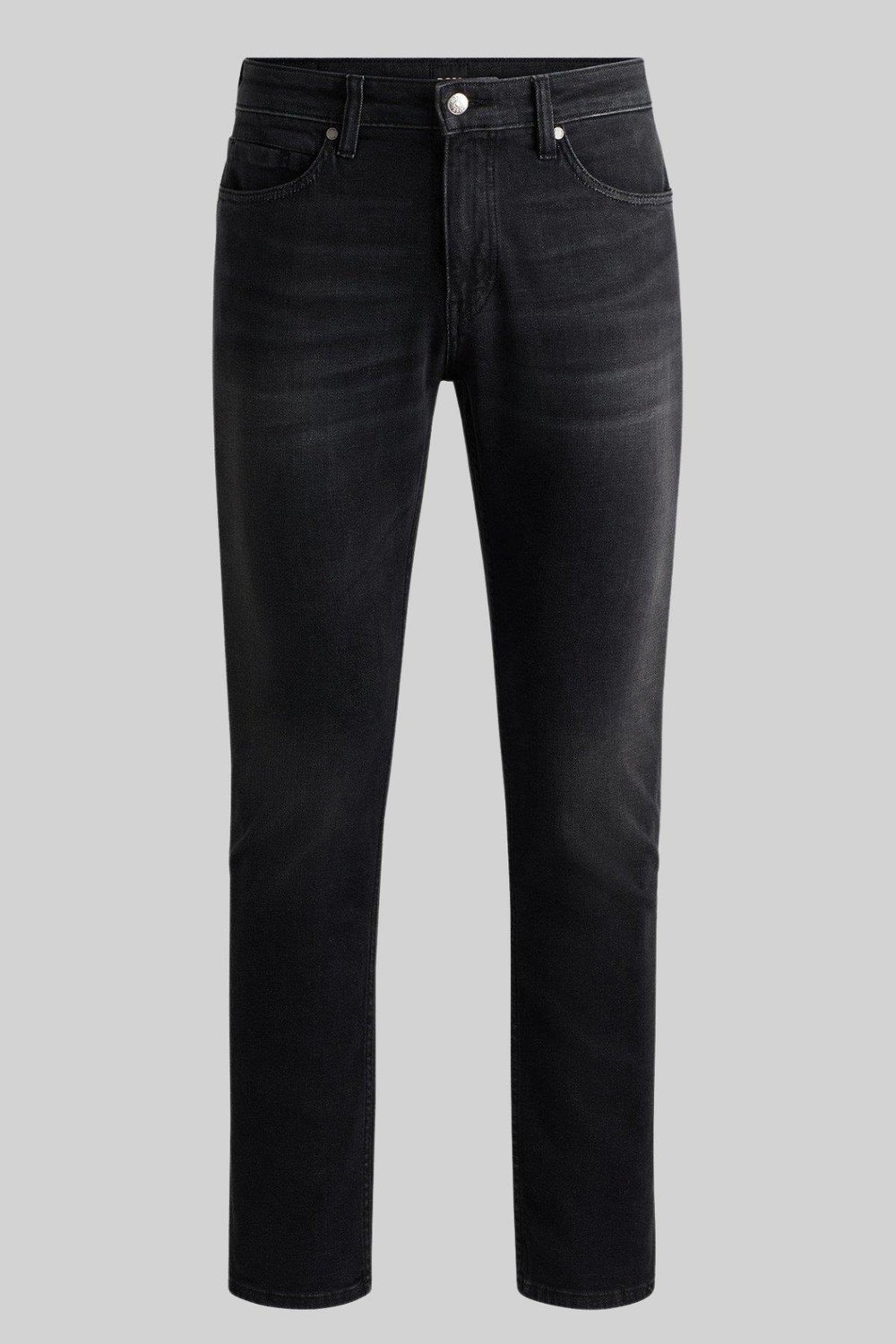 Boss Erkek Slim Fit Dar Paça Jean Pantolon Siyah 019
