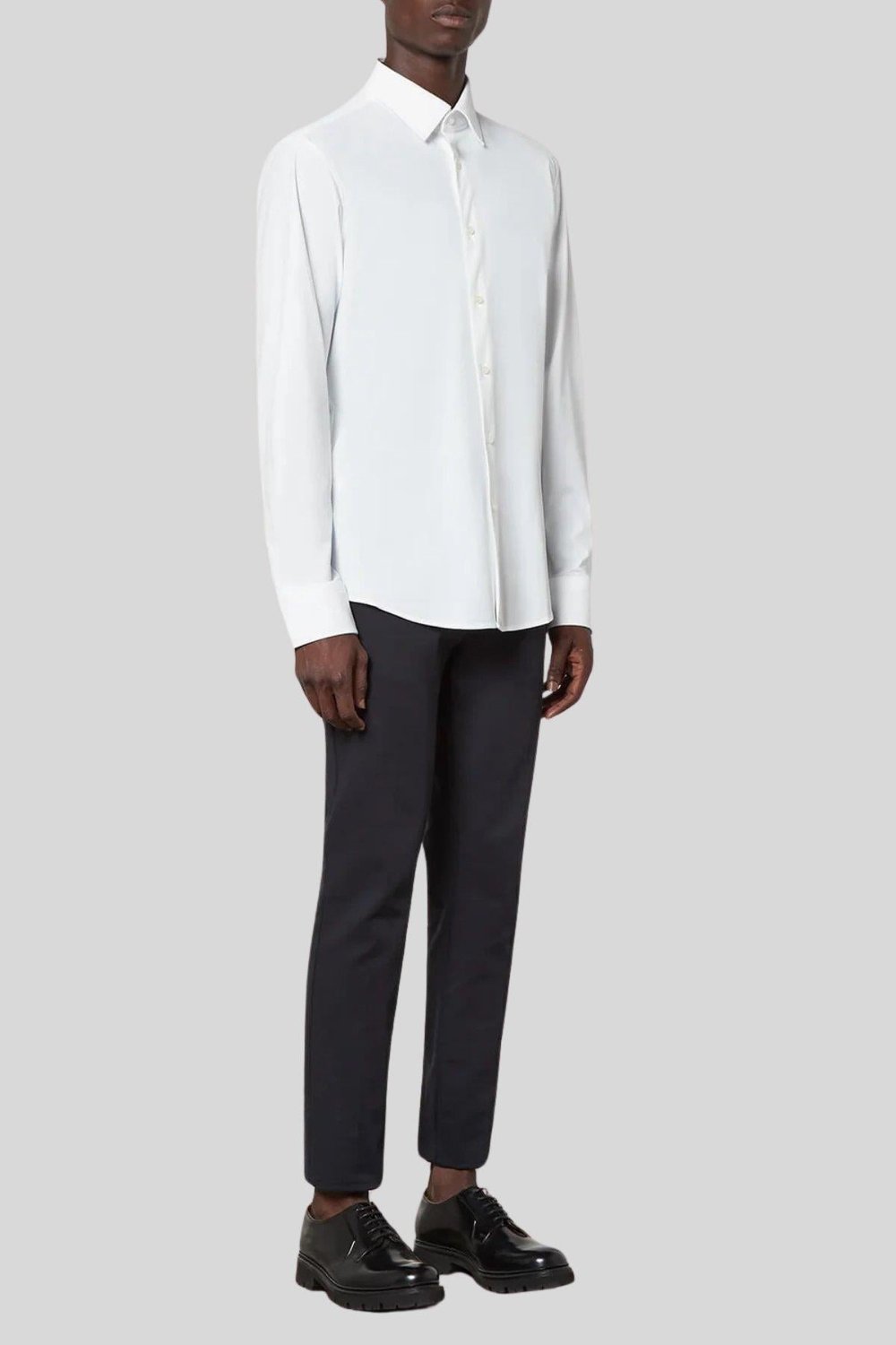 Boss Erkek Slim Fit Uzun Kollu Gömlek Beyaz