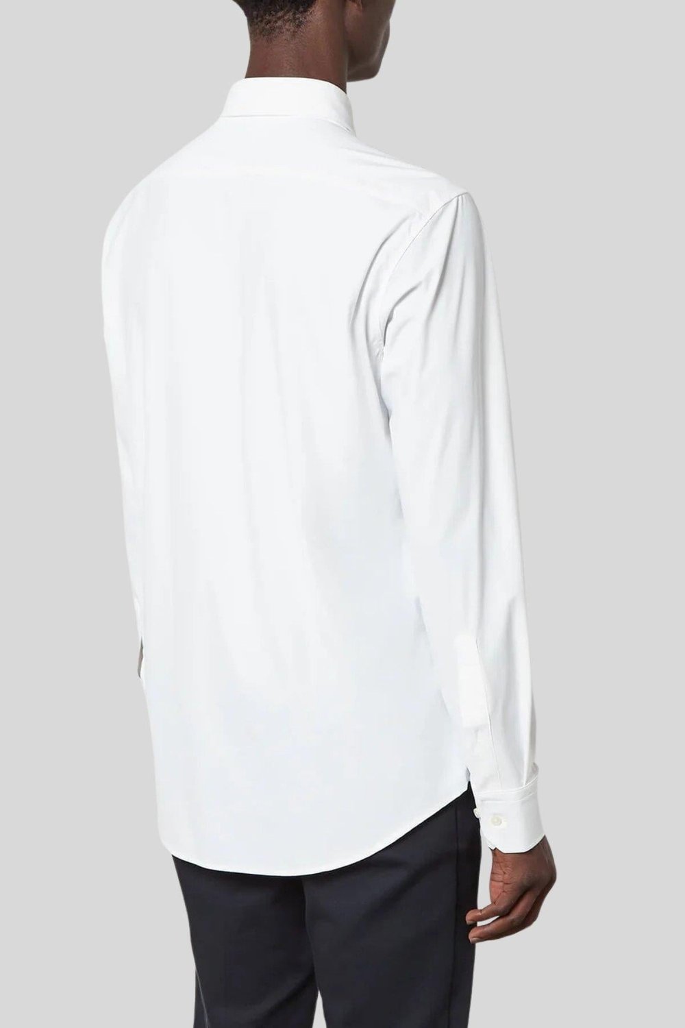 Boss Erkek Slim Fit Uzun Kollu Gömlek Beyaz