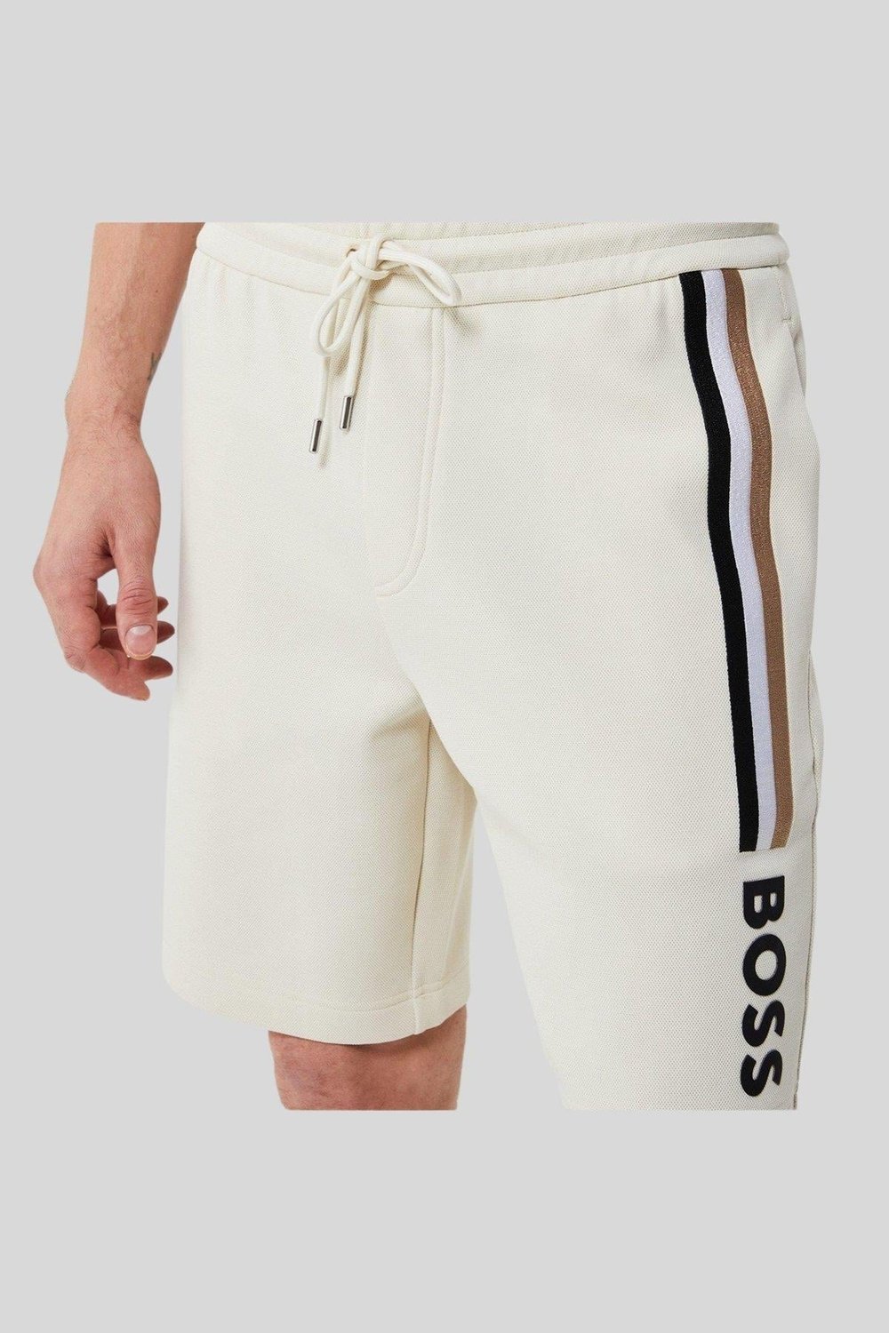 Boss Erkek Şort Krem 131