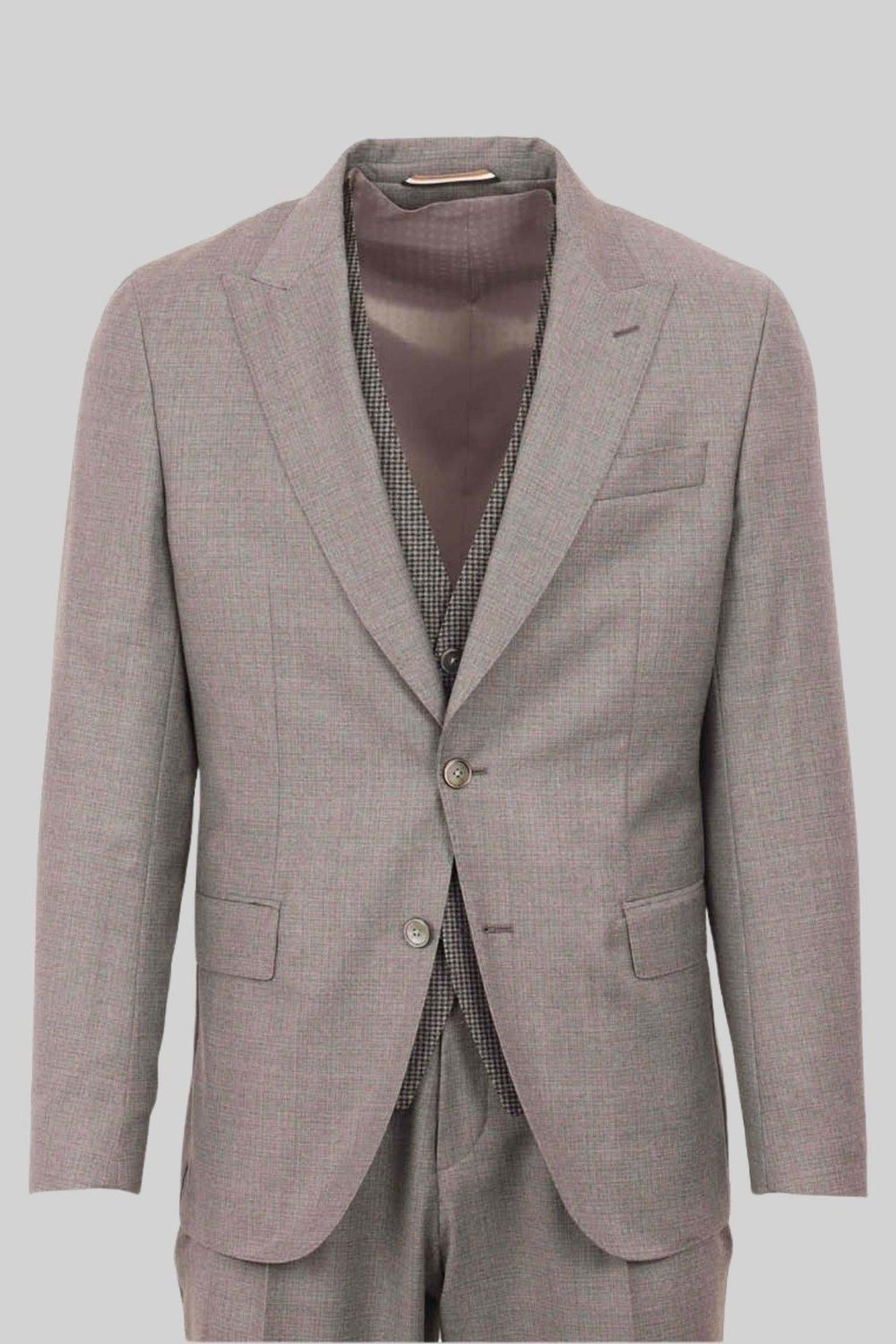 Boss Erkek Takım Elbise Gri 041