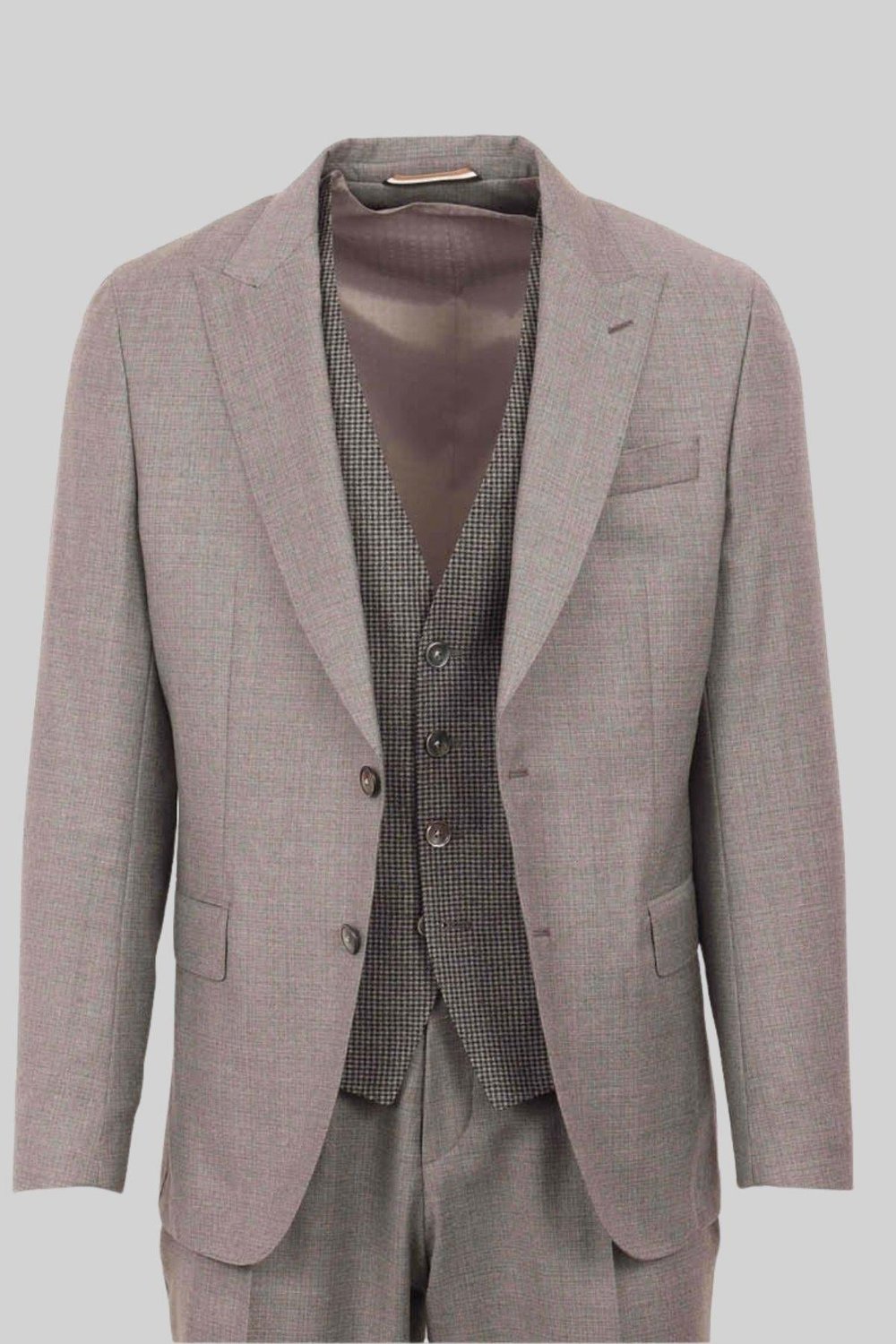 Boss Erkek Takım Elbise Gri 041
