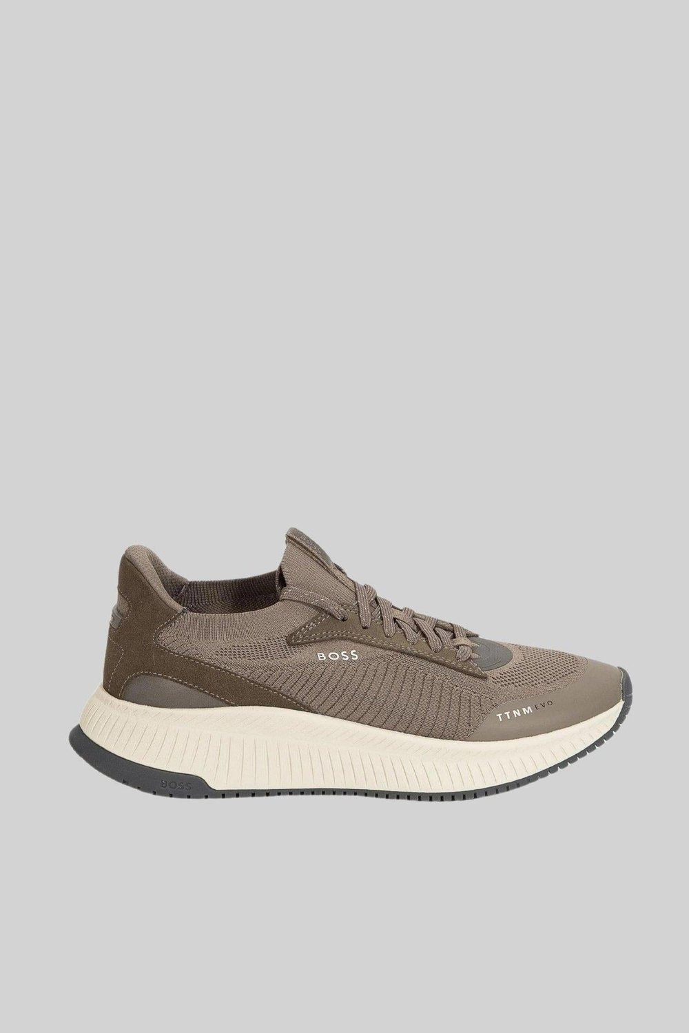 Boss Erkek Titanium Evo Bağcıklı Marka Logolu Spor Stil Sneaker Bej 301