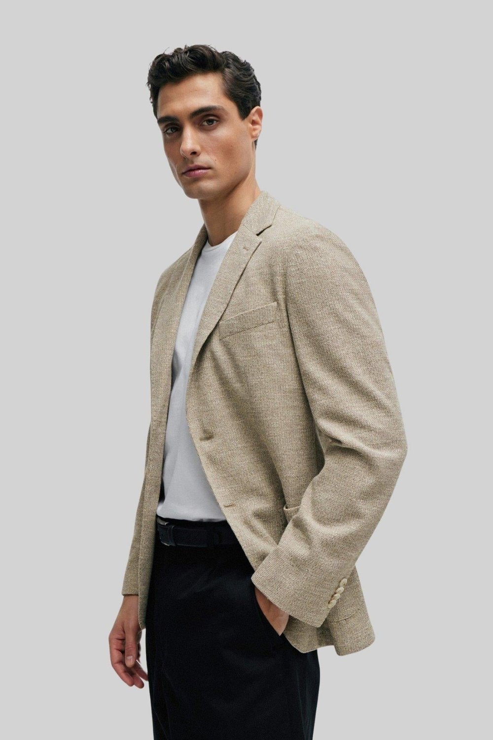 Boss Jaye  Erkek Regular Fit Blazer Ceket Krem 271
