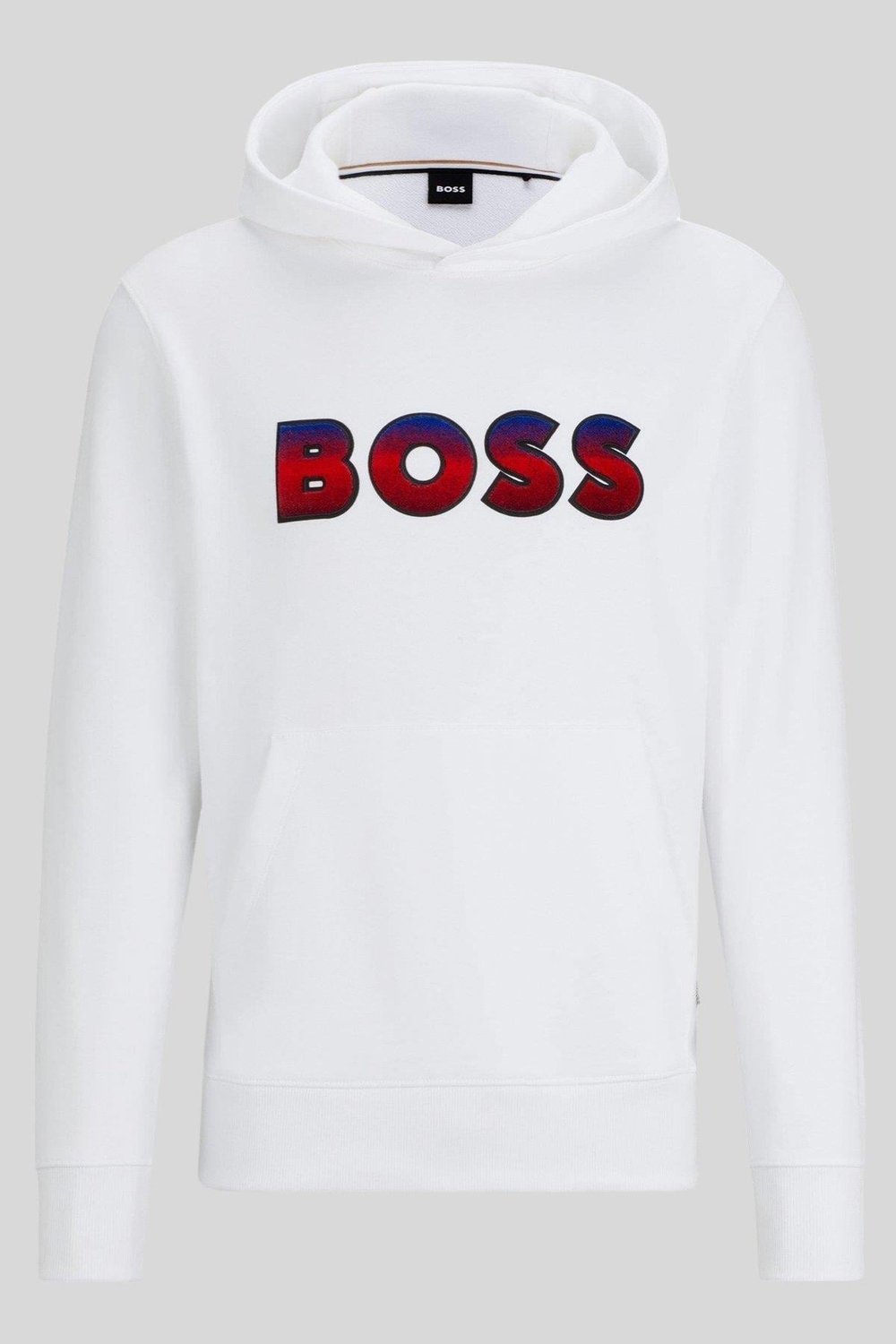 Boss Kapüşonlu Regular Fit Erkek Sweatshirt Beyaz 100