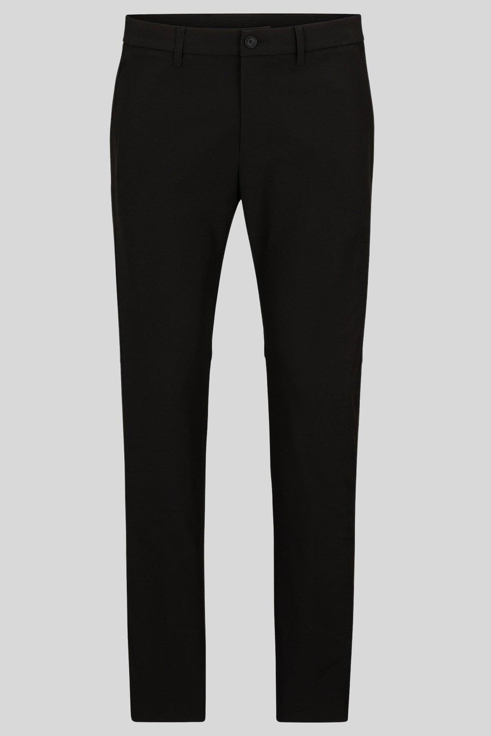 Boss Kolay Ütülenen Streç Slim Fit Chino Erkek Pantolon Siyah